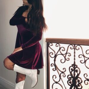 SHEIN Velvet Dress